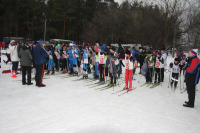 В Мемориальном парке Рязани два дня соревновались лыжники